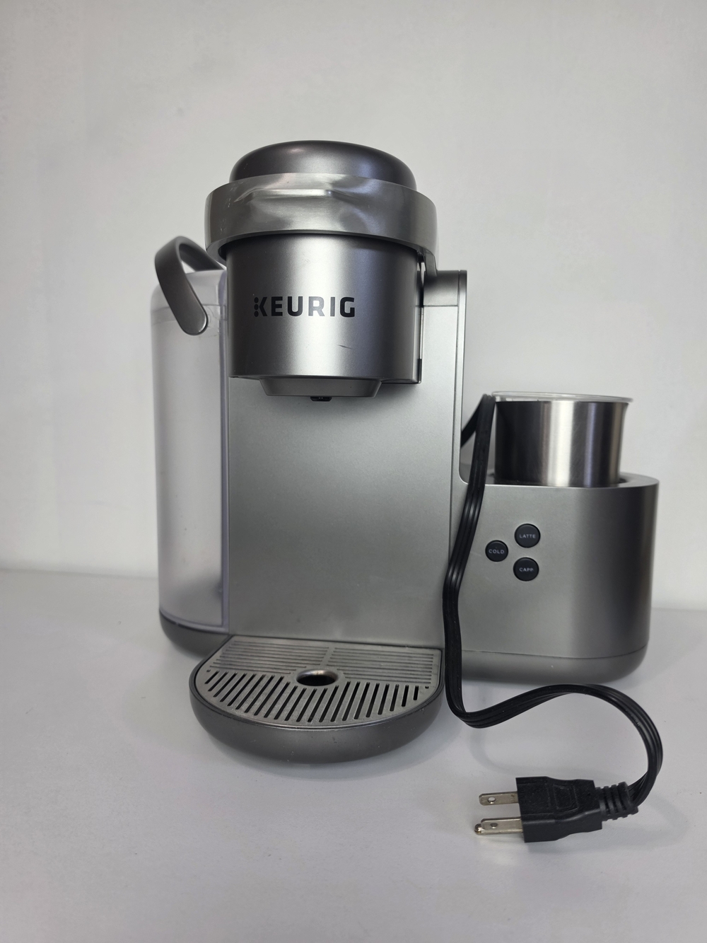 Keurig Single Serve Coffee Maker - Silver With Frother